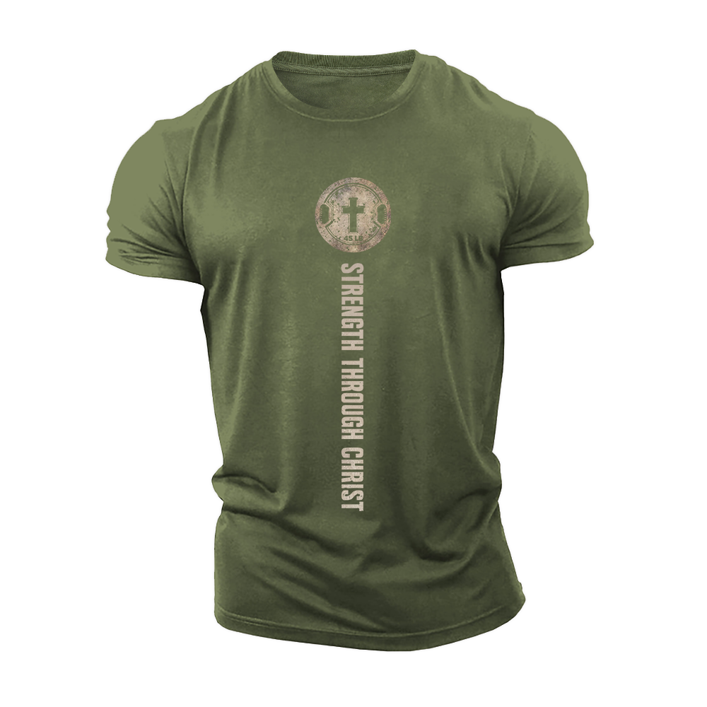 Cross of Strength Cotton T-Shirt