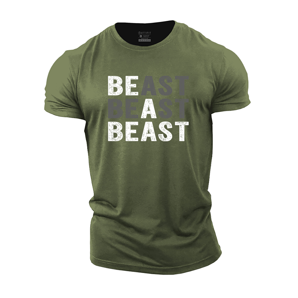 Be A Beast Cotton T-Shirt
