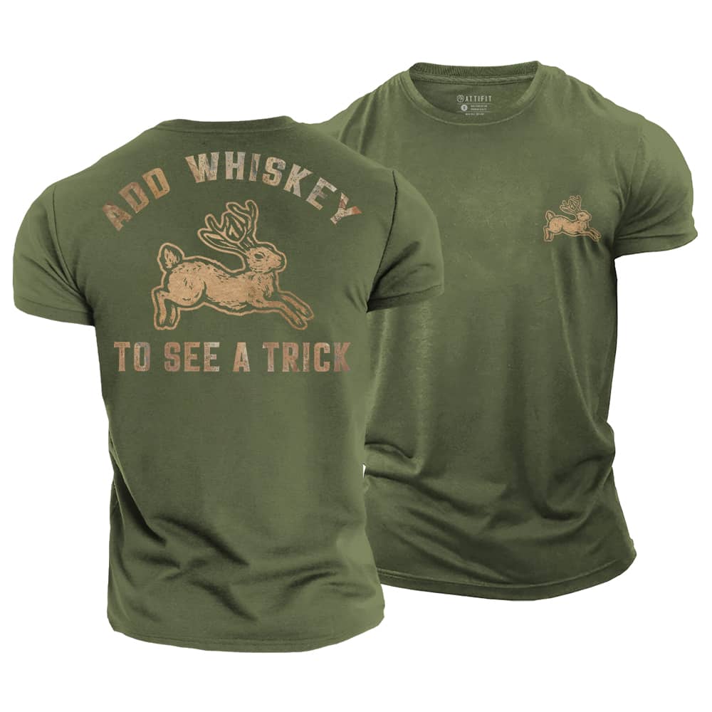 Whiskey Trick Cotton T-Shirt