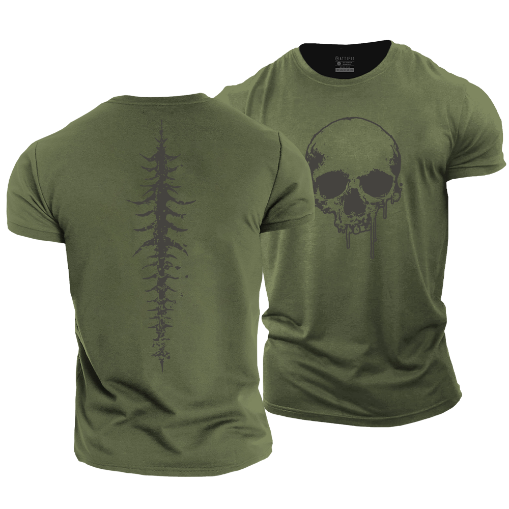 Skullline Cotton T-Shirt