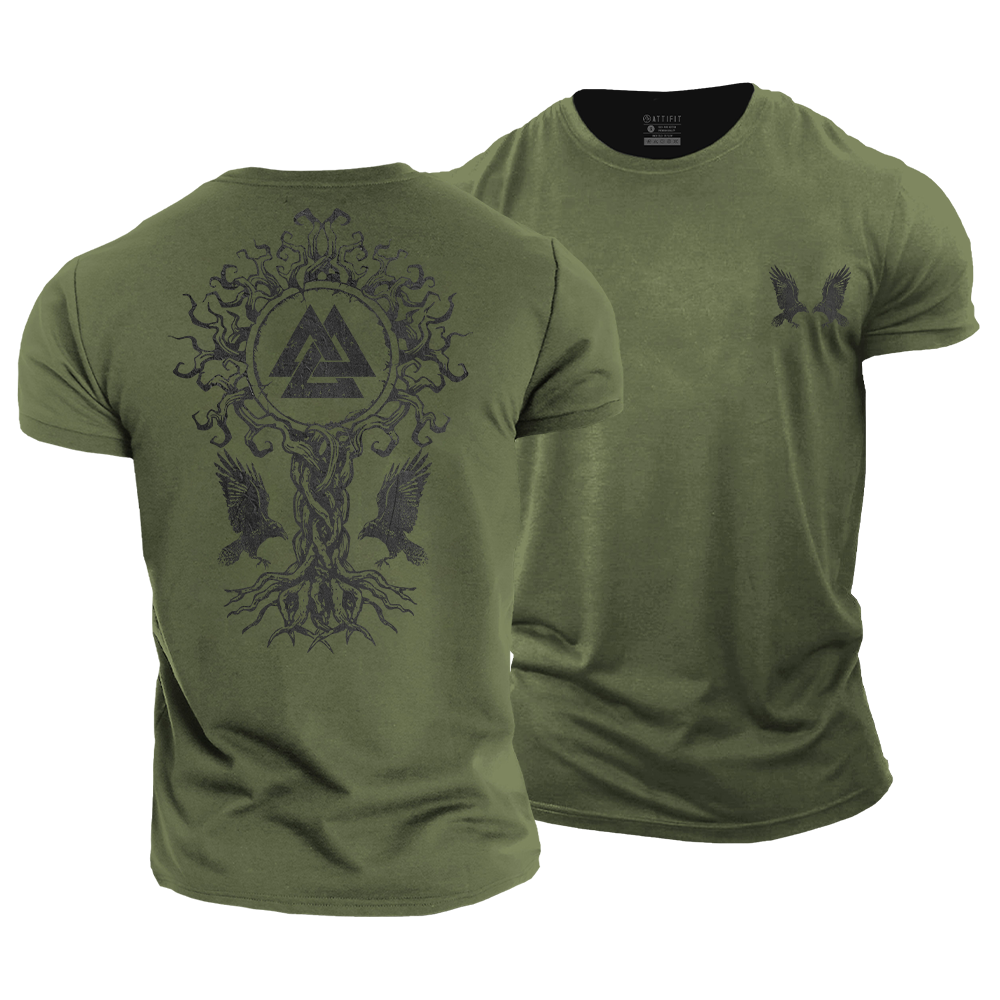 Branches of the Nine Realms Cotton T-Shirt