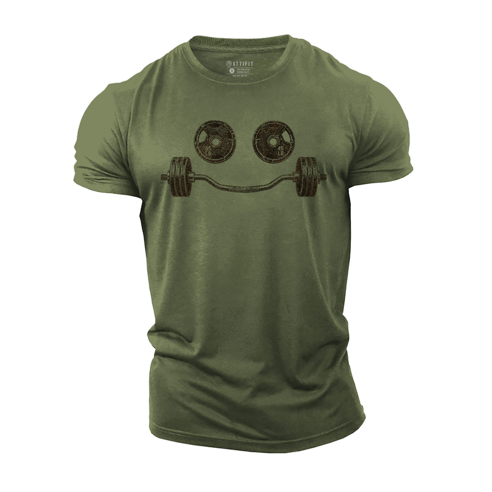 Iron Face Smile Cotton T-Shirt