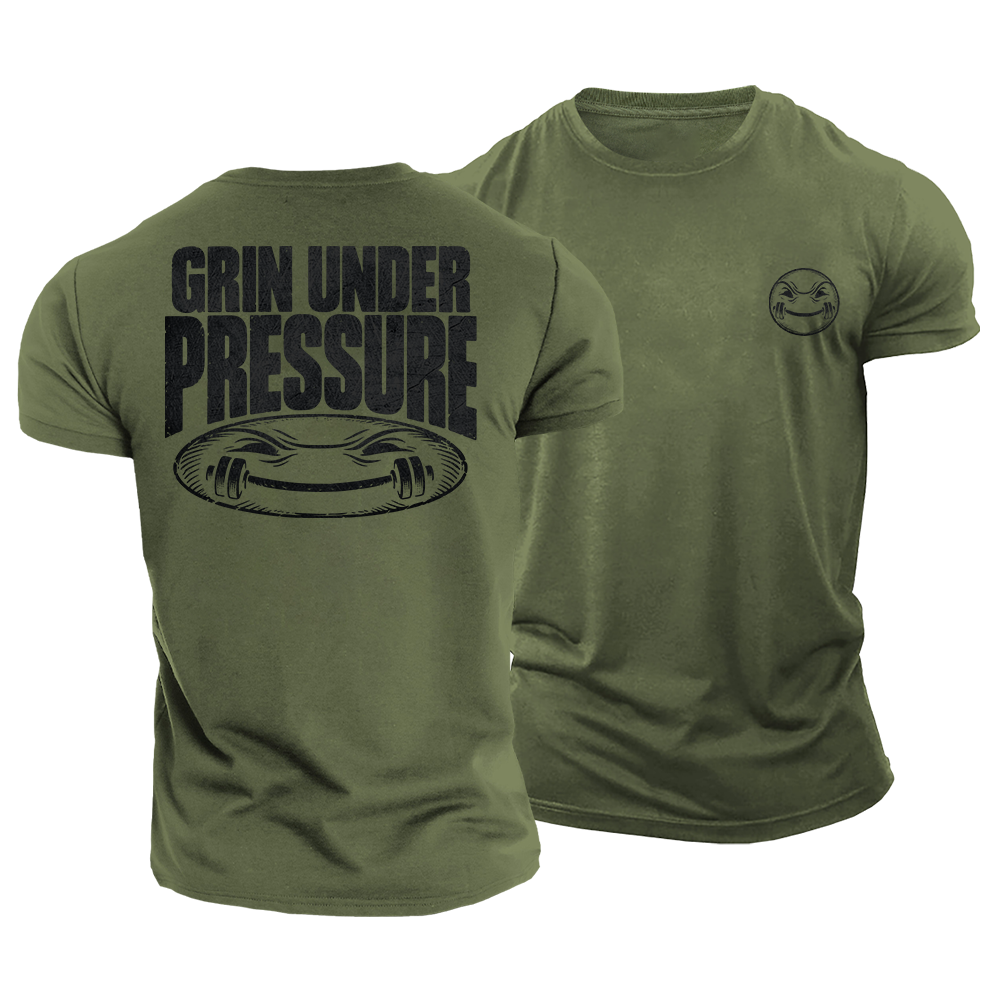 Grin Under Pressure Cotton T-Shirt