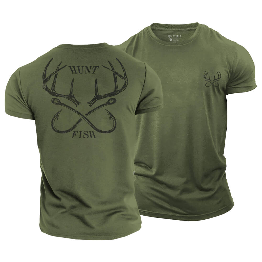 Hunt & Fish Cotton T-Shirt