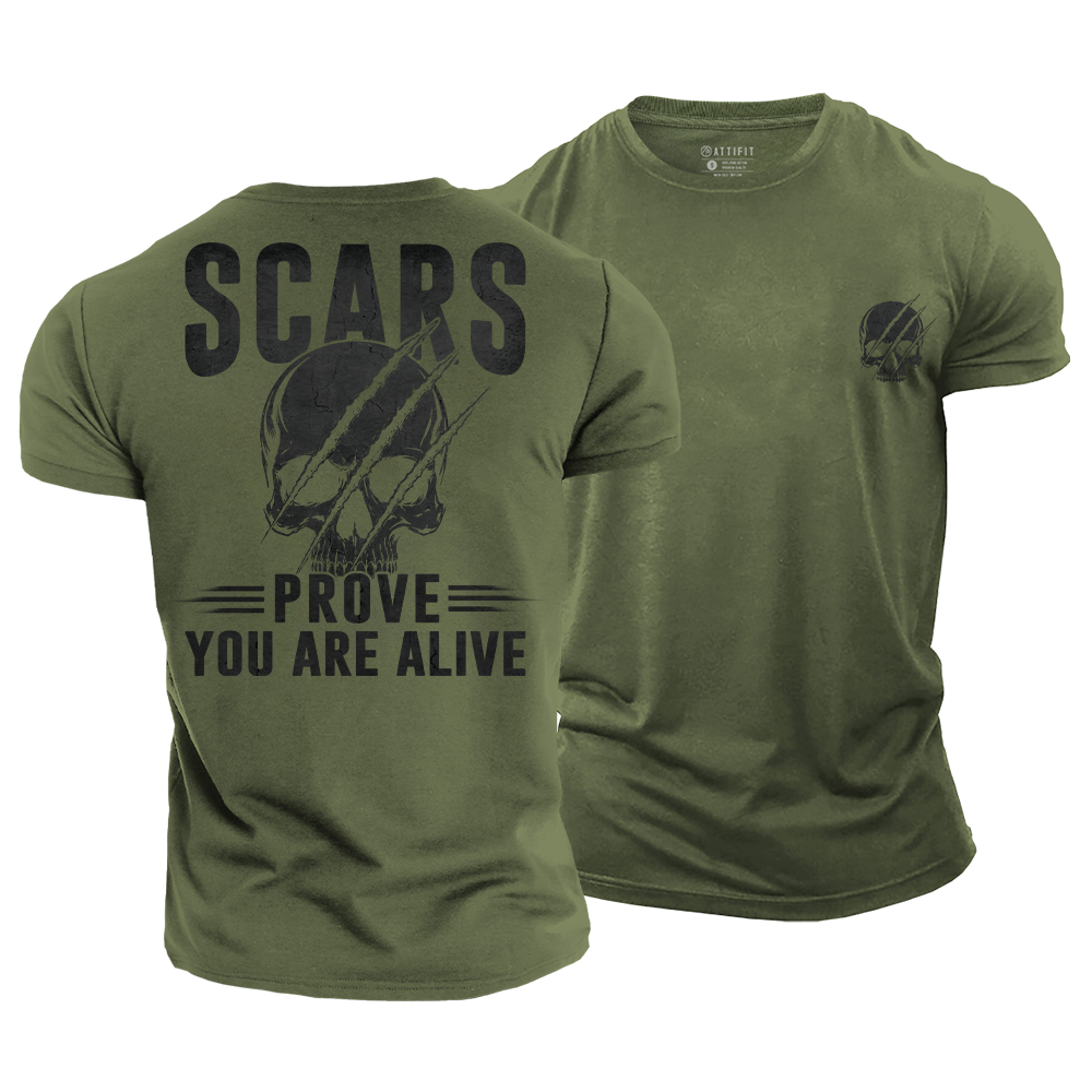 Scars Mean Alive Cotton T-Shirt