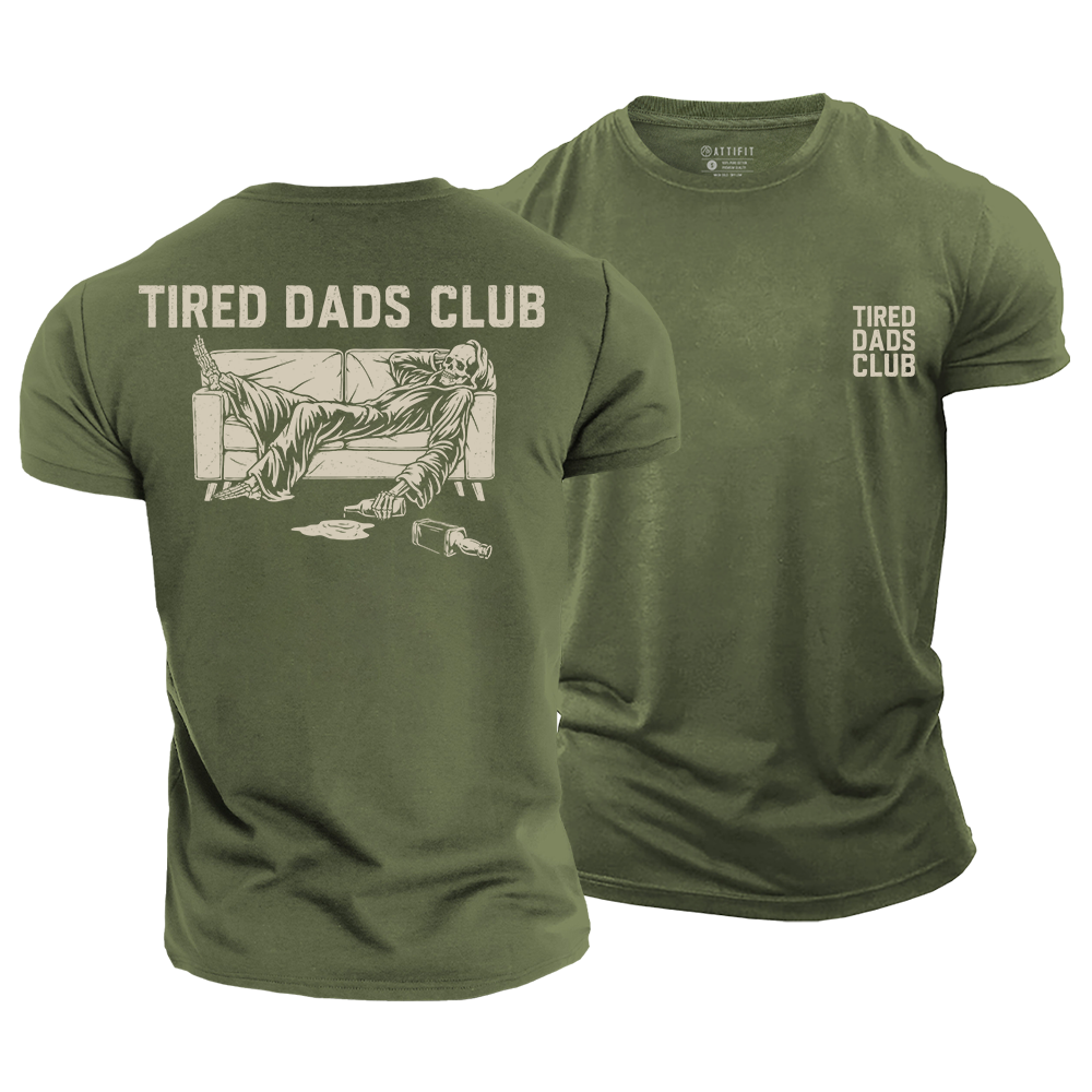 Tired Dads Club Cotton T-Shirt