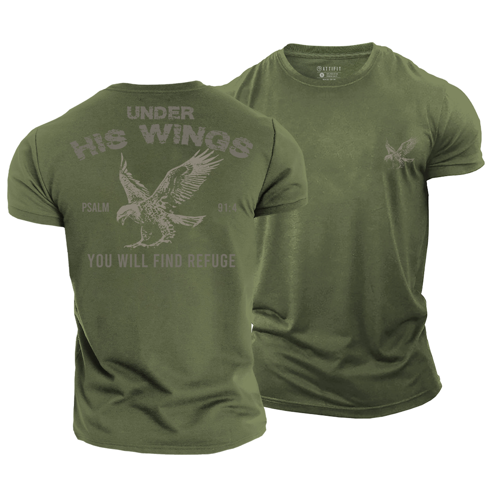 Under His Wings Cotton T-Shirt