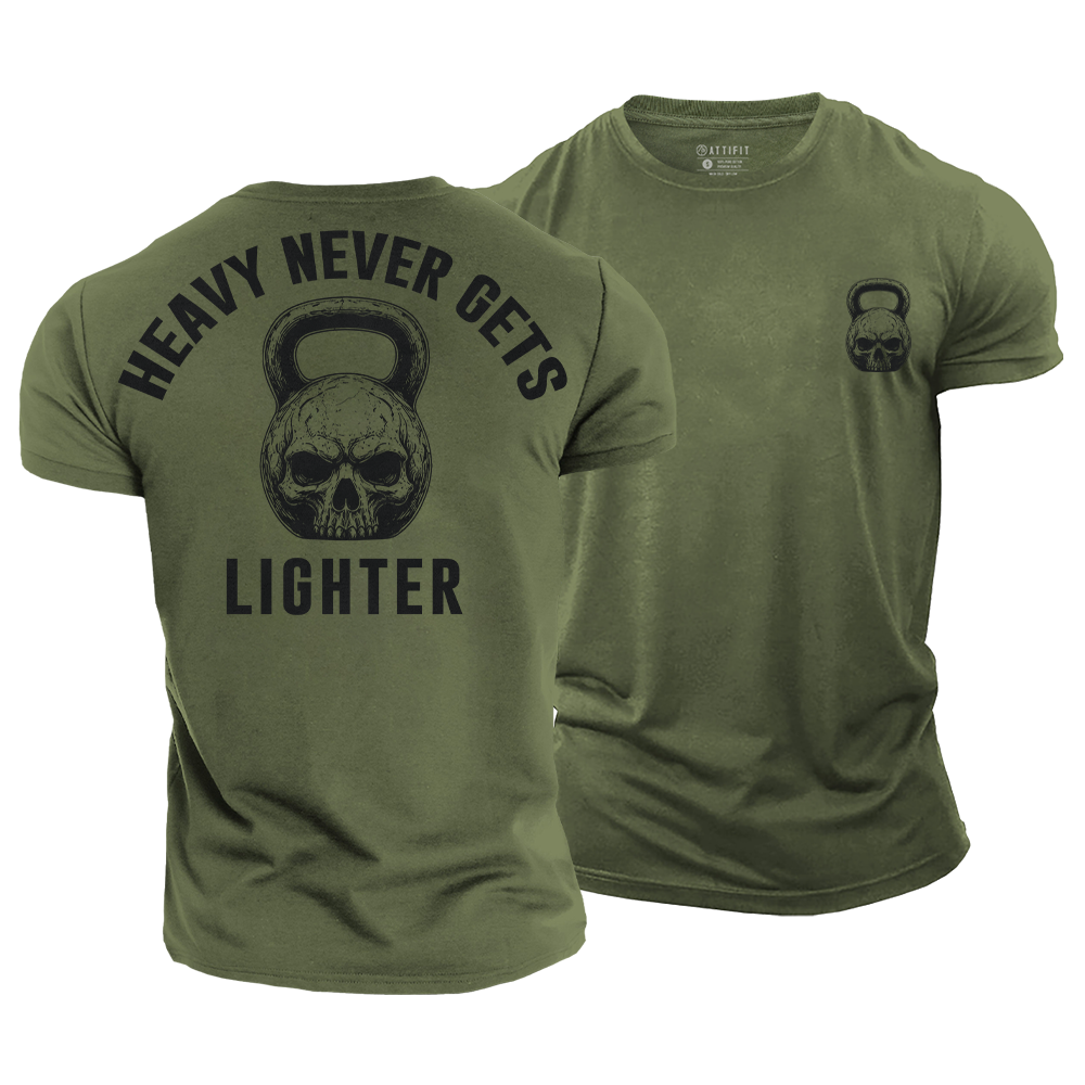 Heavy Never Gets Lighter Cotton T-Shirt