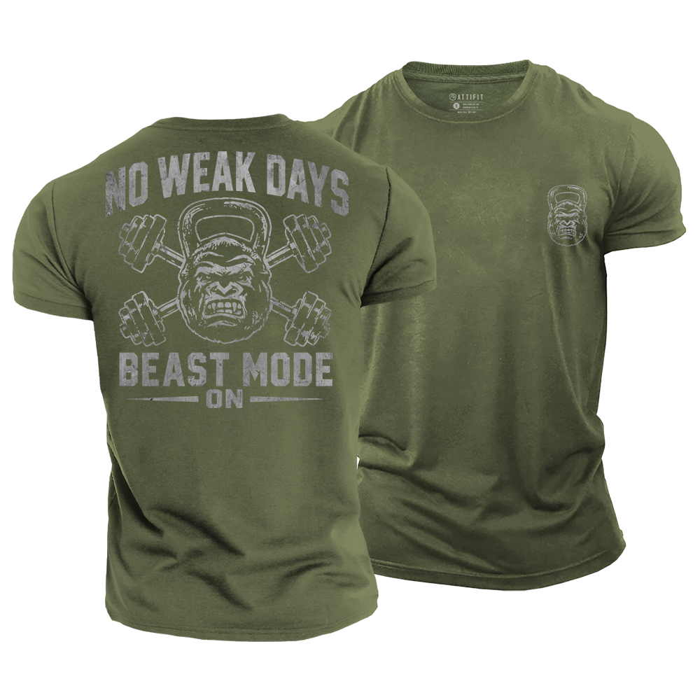 Gorilla Strength Mode Cotton T-Shirt