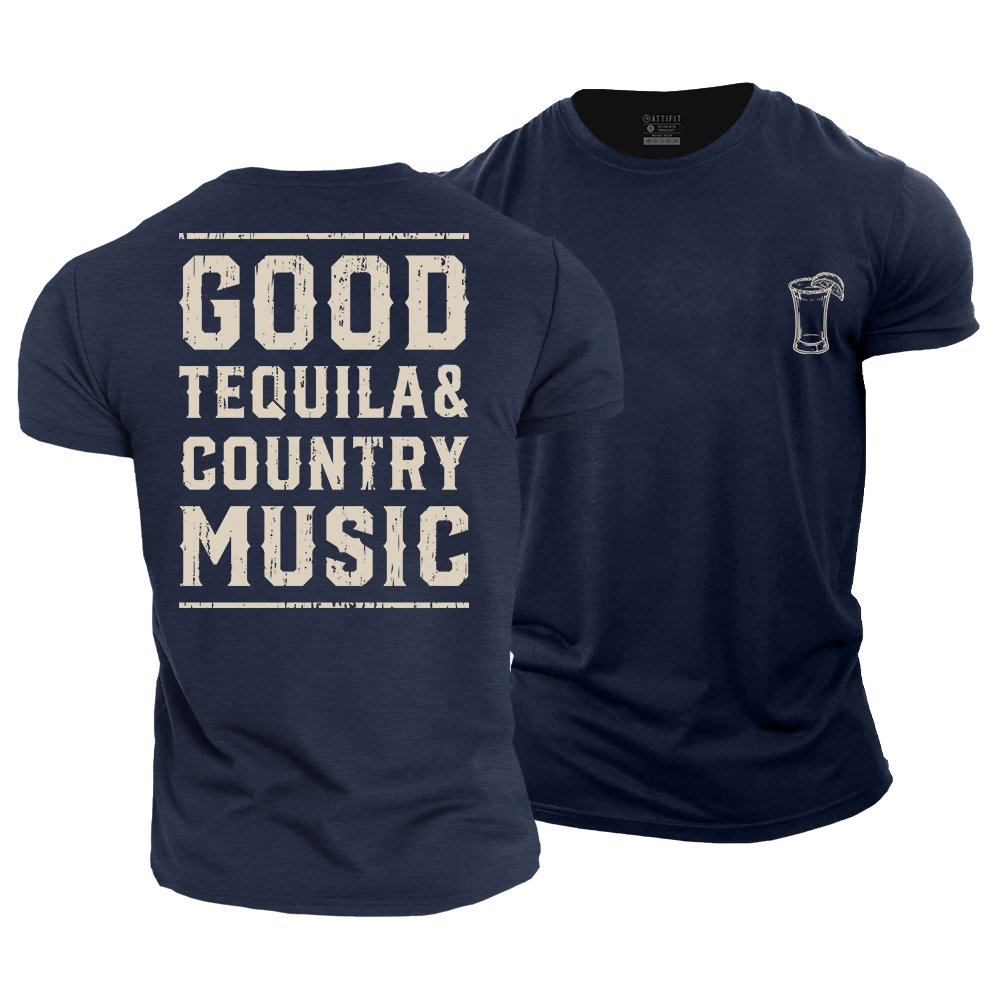 Good Tequila Country Music Cotton T-Shirt