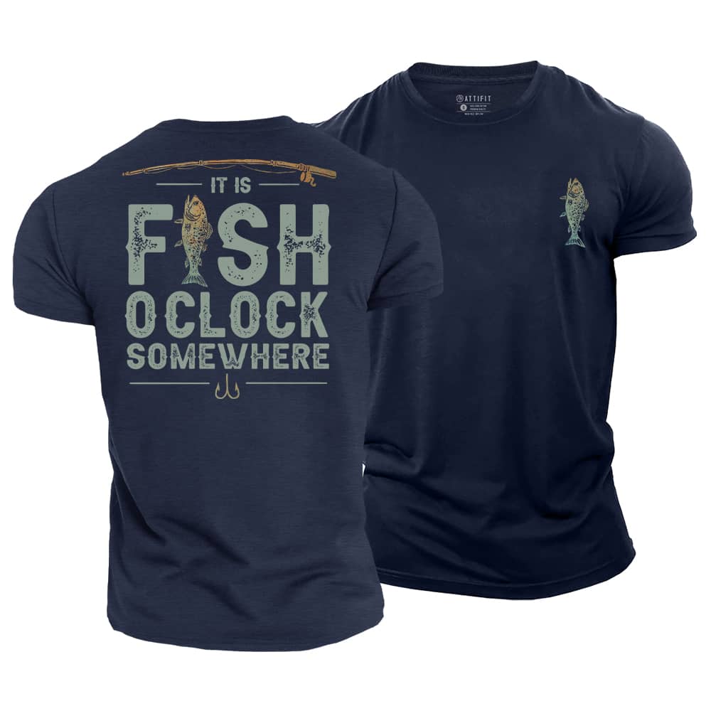 Fish O'clock Cotton T-Shirt