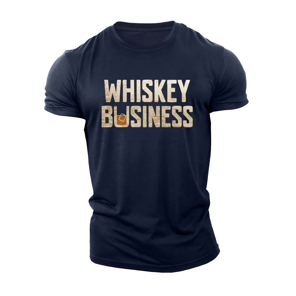 Whiskey Business Cotton T-Shirt