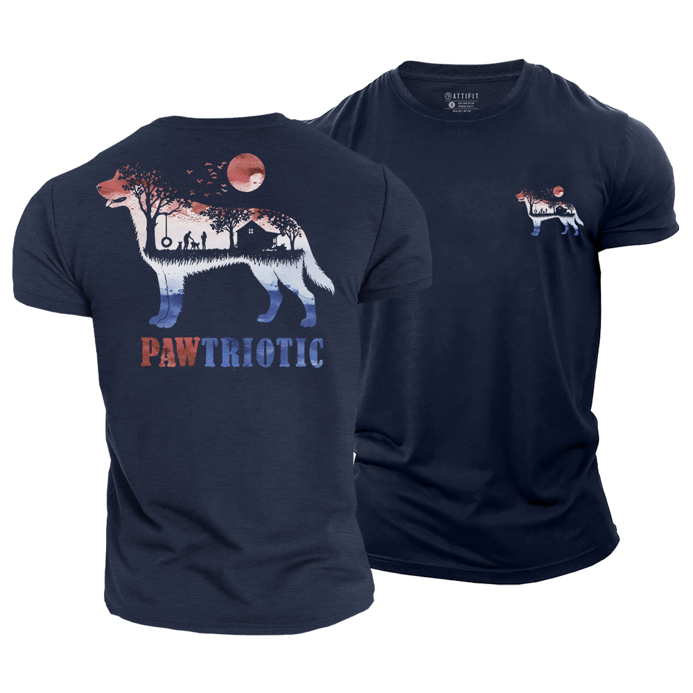 Pawtriotic Cotton T-Shirt