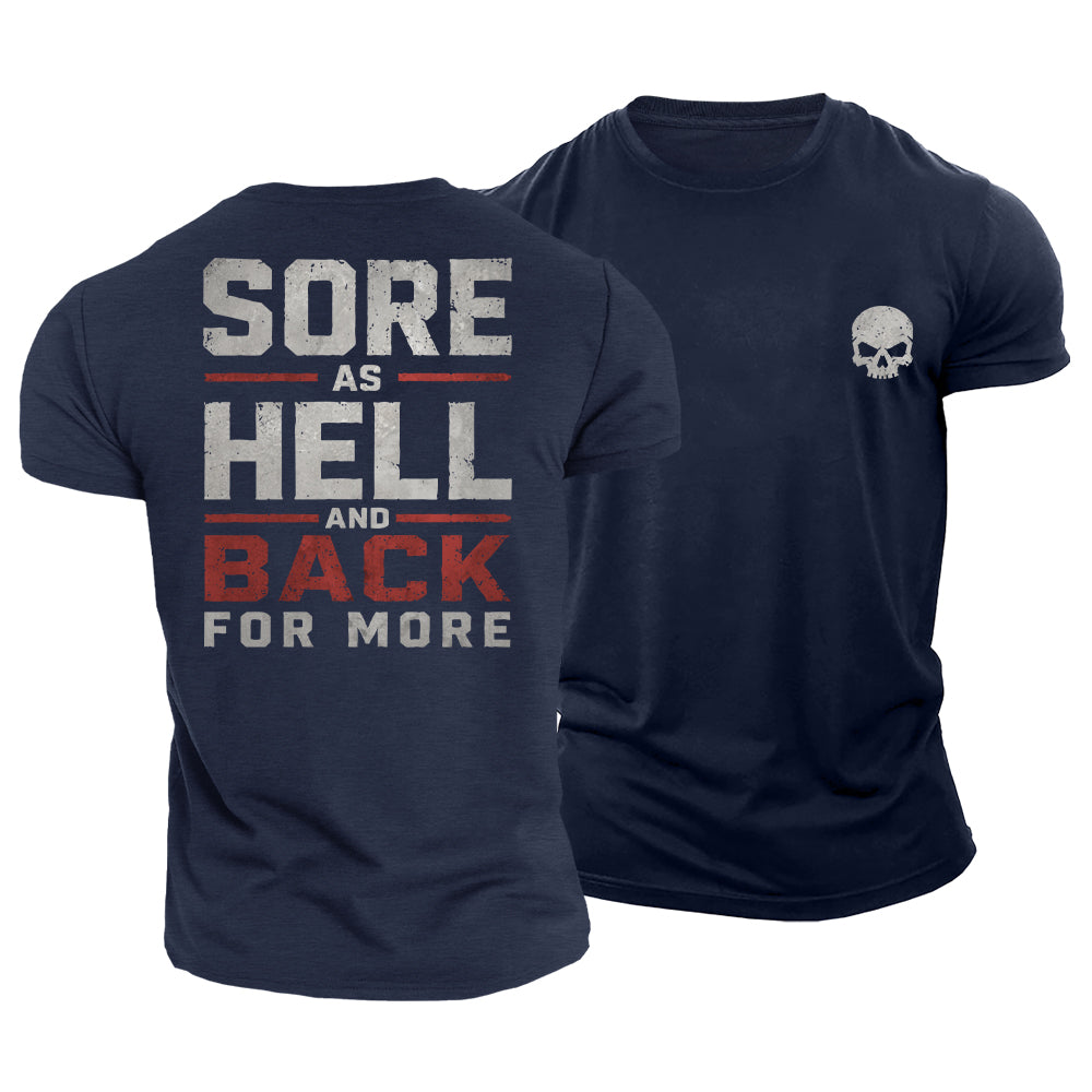 Sore Gym Skull Cotton T-Shirt