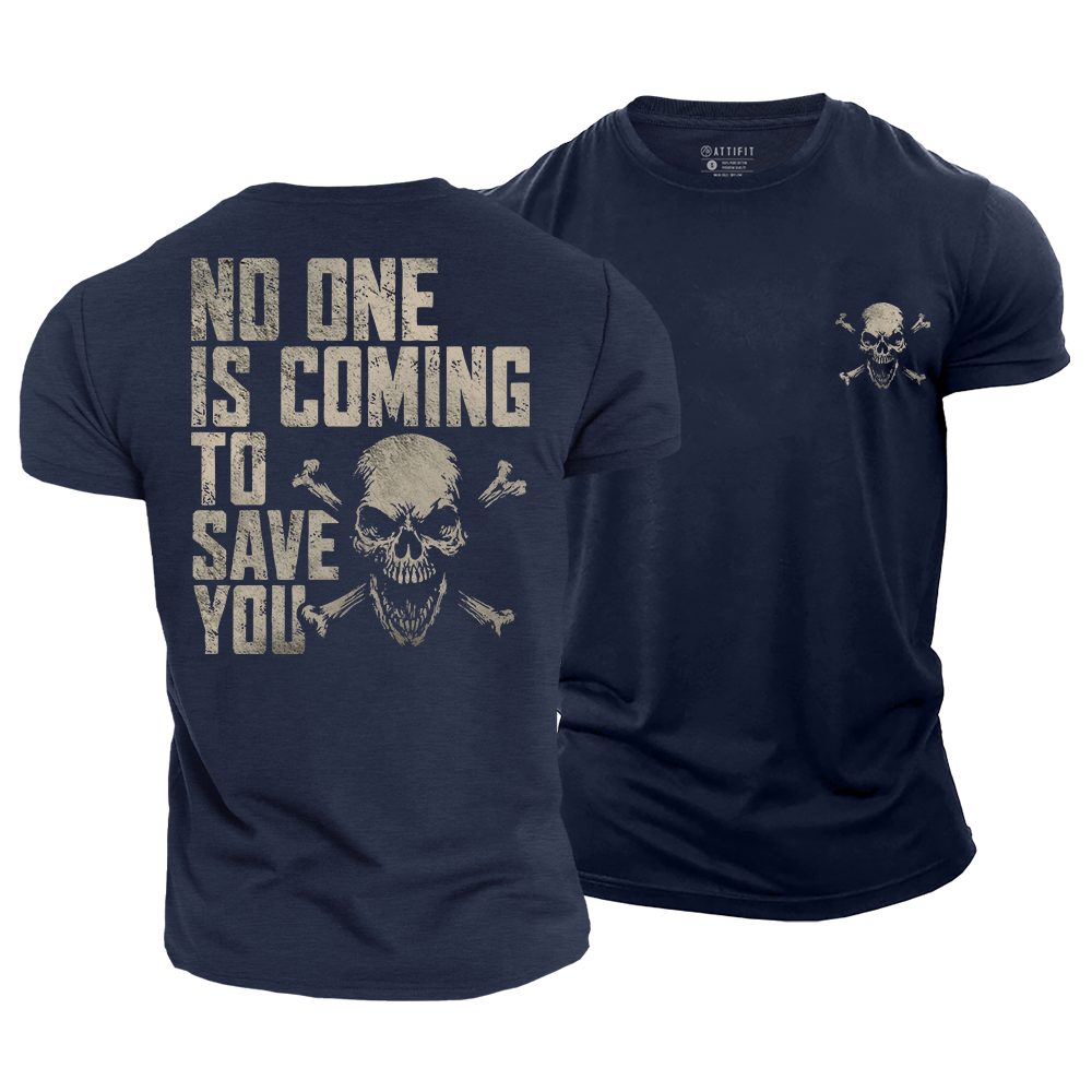 Save Yourself Skull Cotton T-Shirt