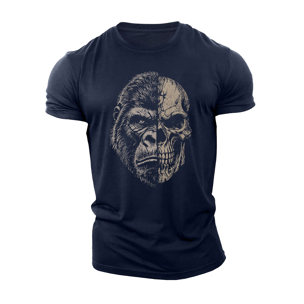 Beast Within Skull Cotton T-Shirt