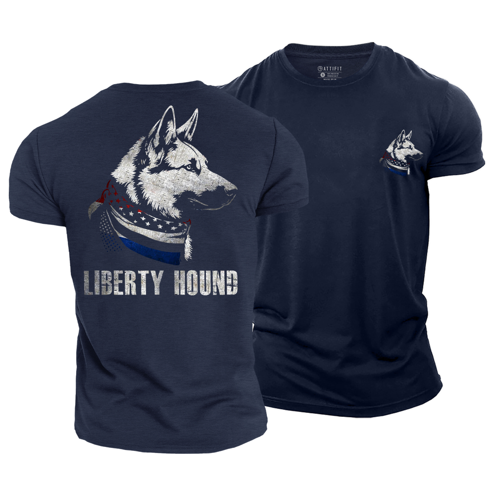 Liberty Hound Cotton T-Shirt