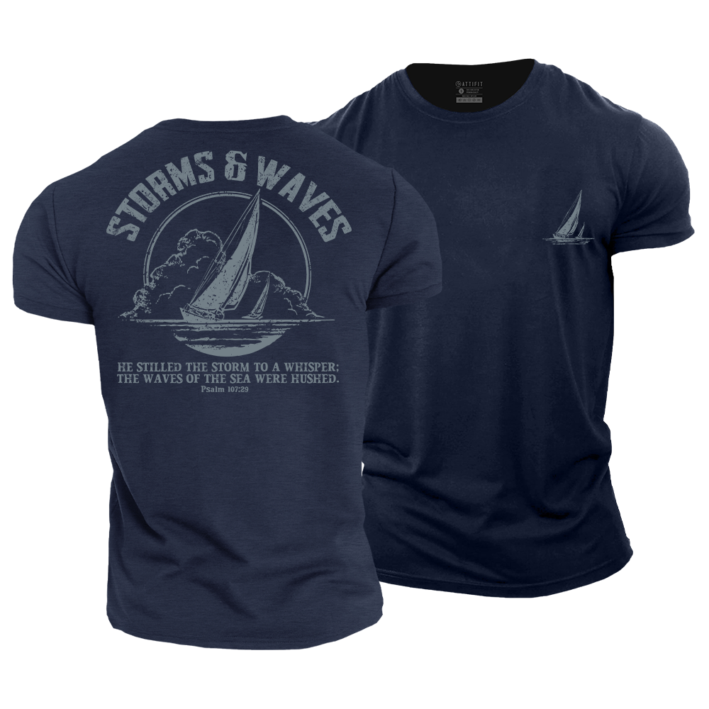 Storms & Waves Cotton T-Shirt