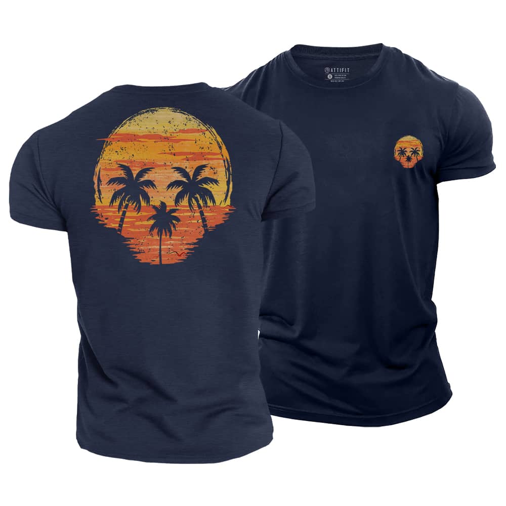 Skull Palm Cotton T-Shirt