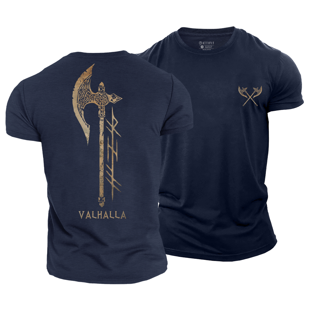 T-shirts graphiques Viking en coton