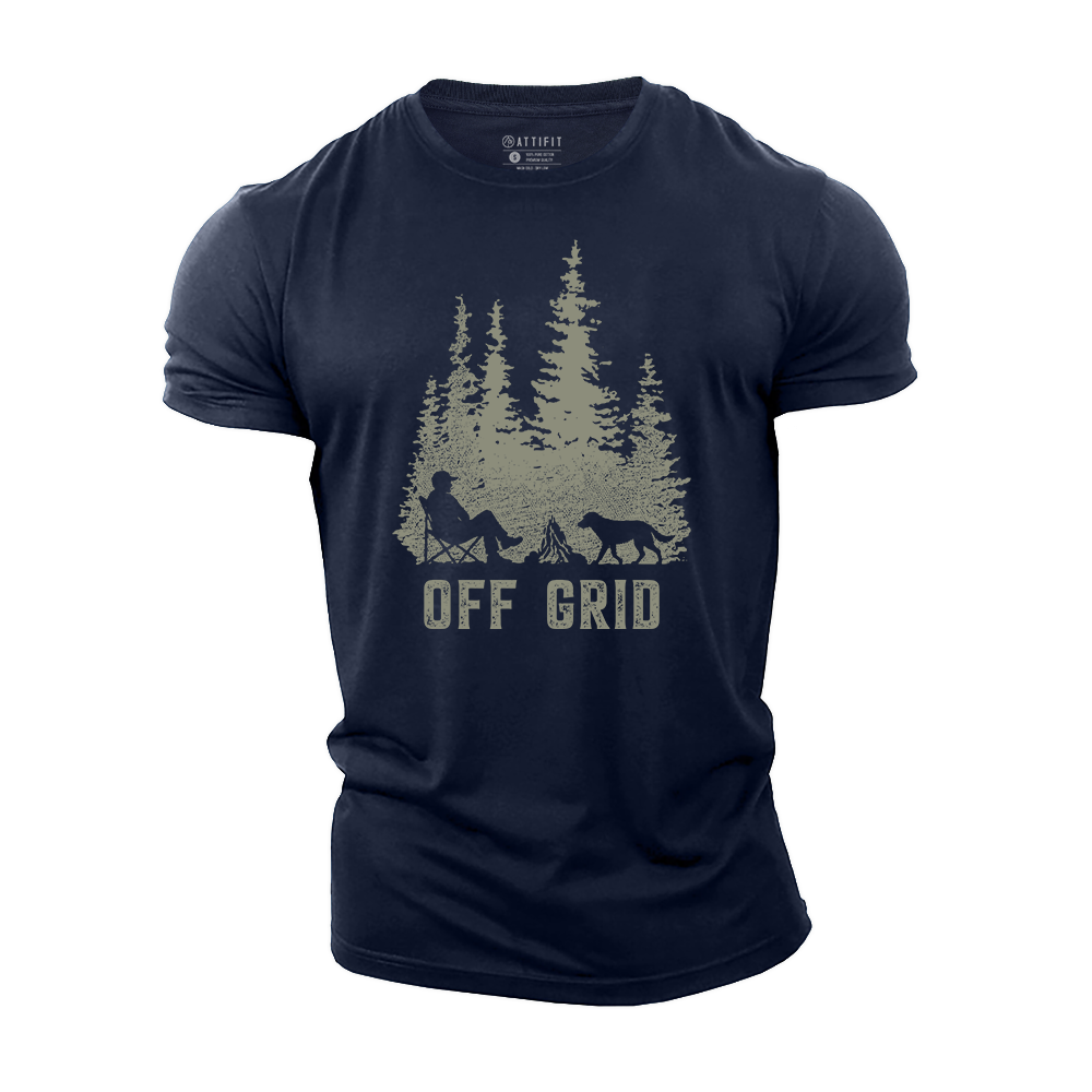 Campfire Solitude Cotton T-Shirt