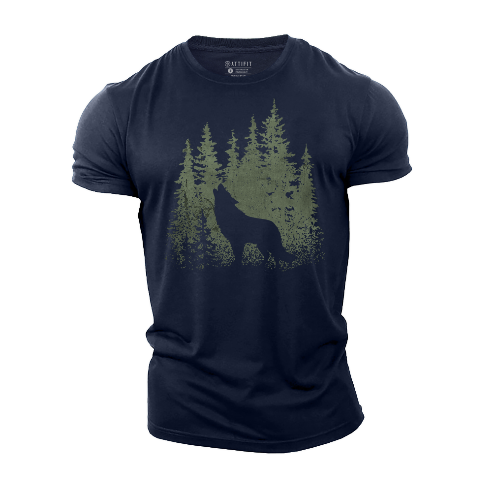 Forest Echo Cotton T-Shirt