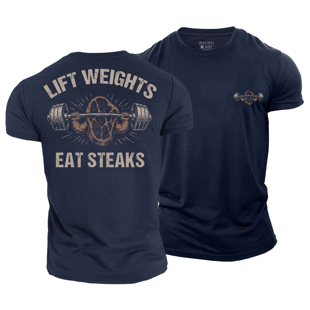 Steak and Strength Cotton T-Shirt
