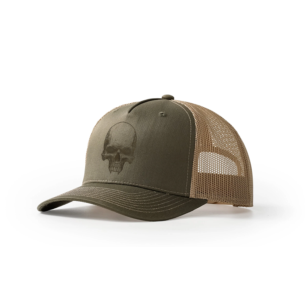 Golden Skull Trucker Hat