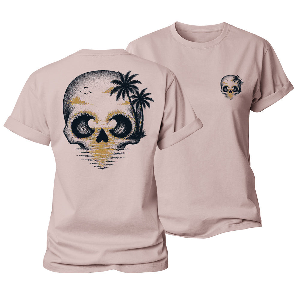 Ocean Skull Escape Women's Cotton T-Shirt