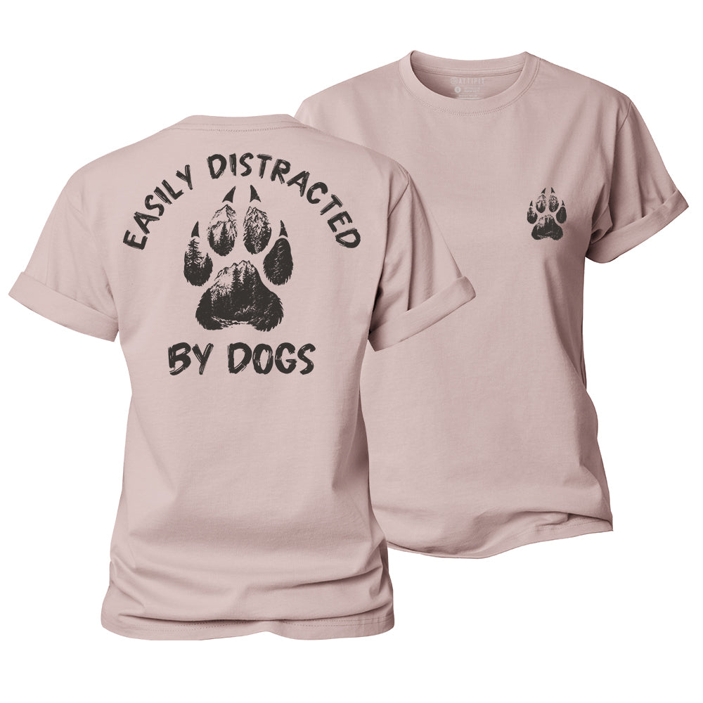 Easily Distracted by Dogs Women's Cotton T-Shirt
