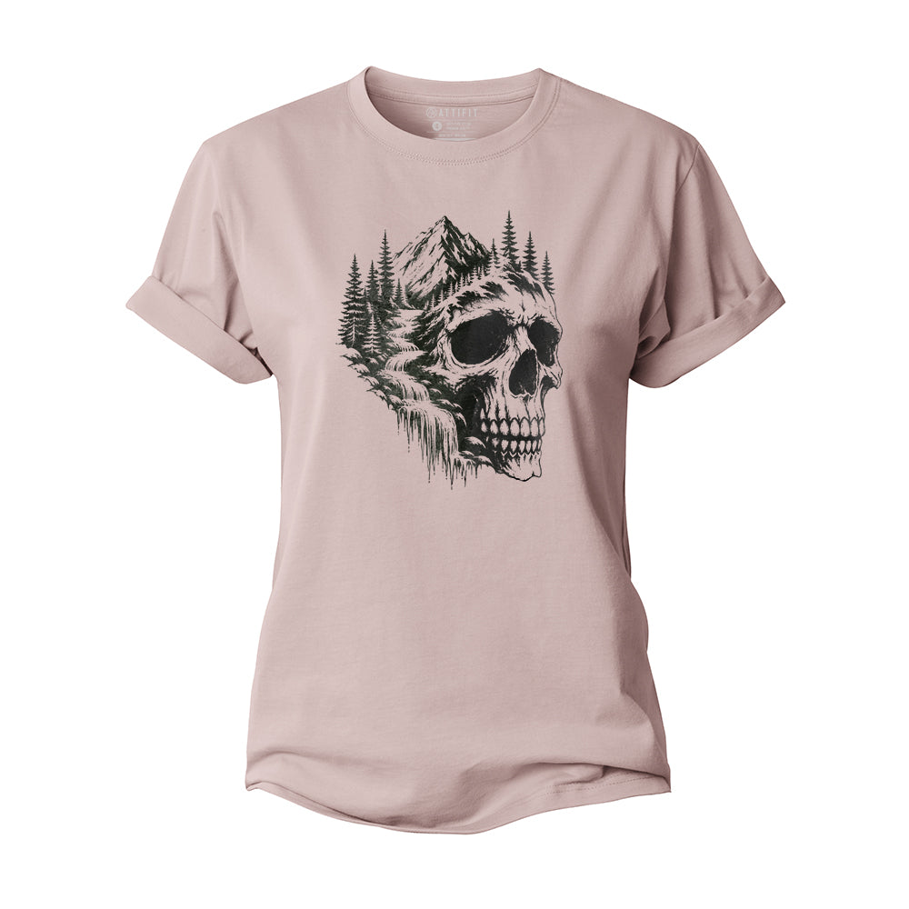 Mountain Skull Wilderness Women's Cotton T-Shirt
