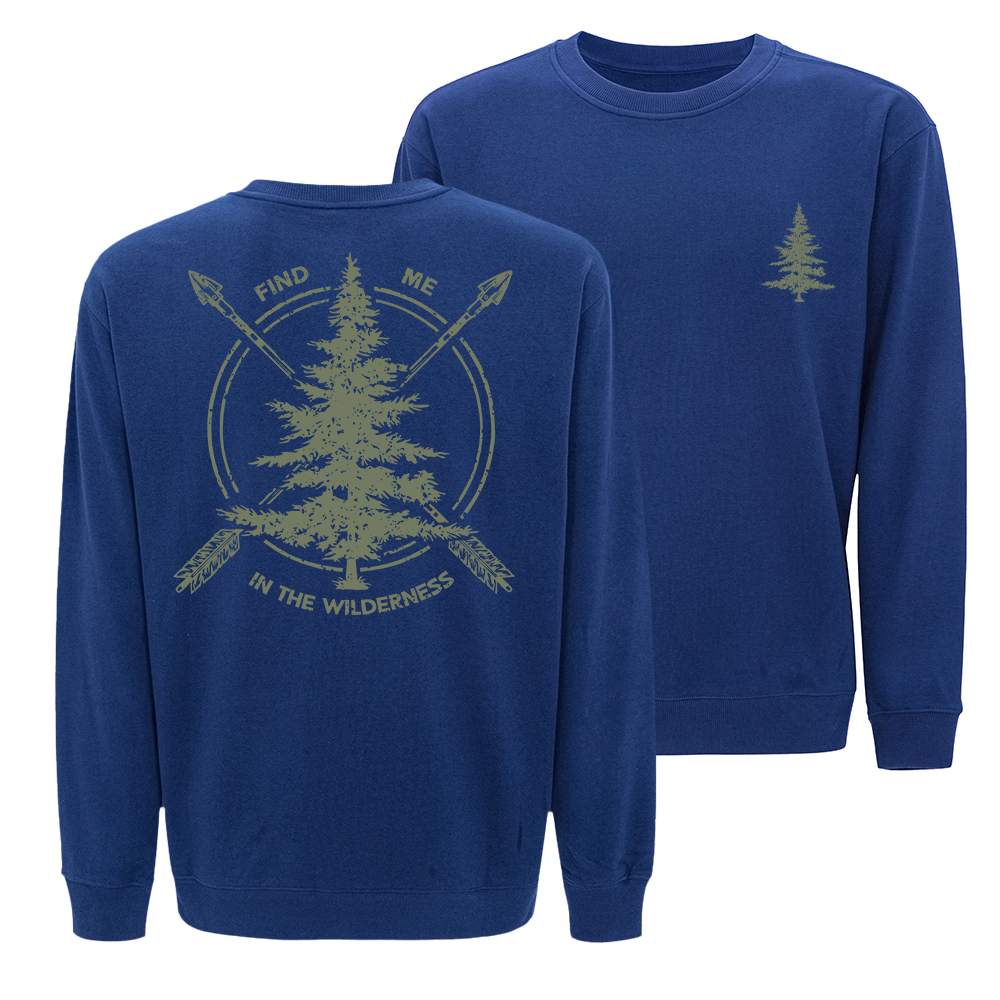 Find Me In The Wilderness Crewneck Sweatshirt