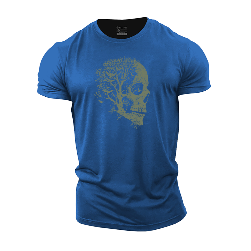 Skull Tree Cotton T-Shirt