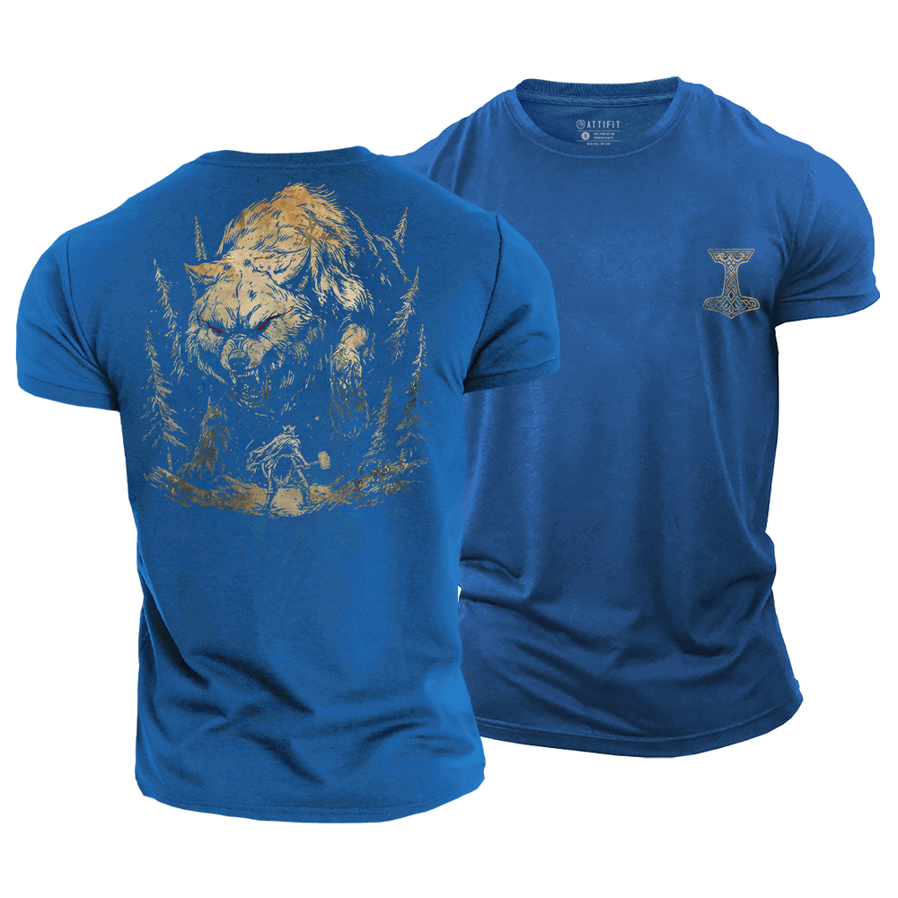 T-shirts graphiques Viking en coton