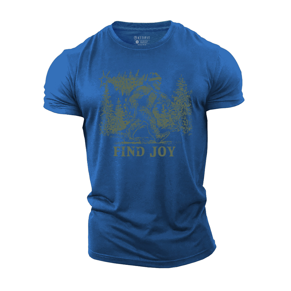 Find Joy Sasquatch Cotton T-Shirt