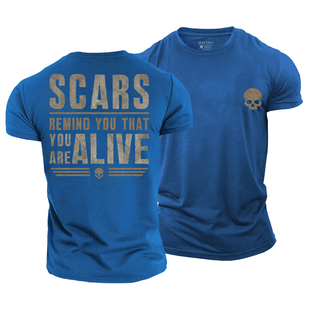 Scars Mean Alive Cotton T-Shirt