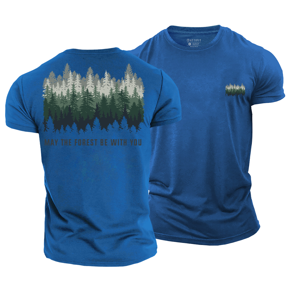 May the Forest Be with You Cotton T-Shirt