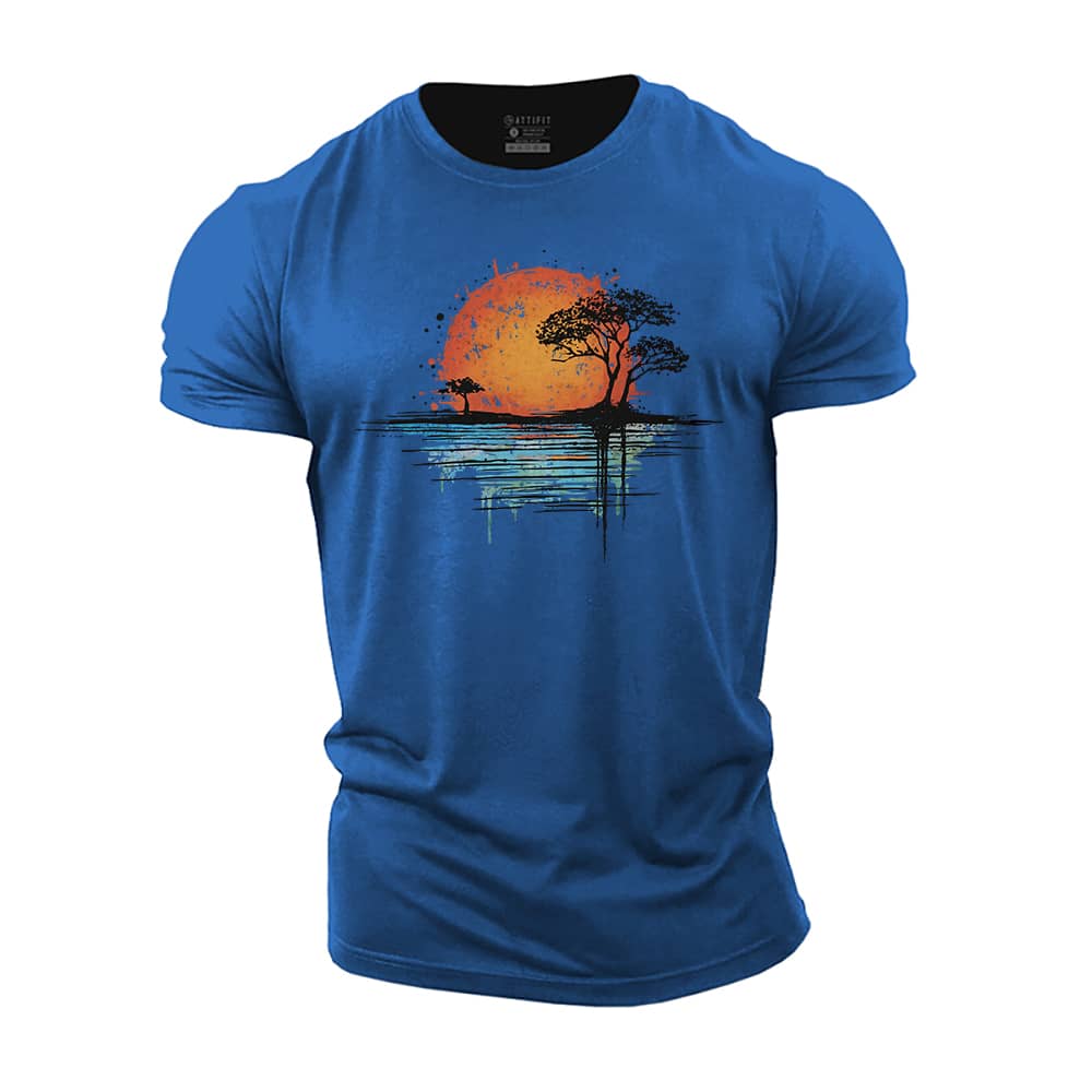 Twilight Reflections Cotton T-Shirt