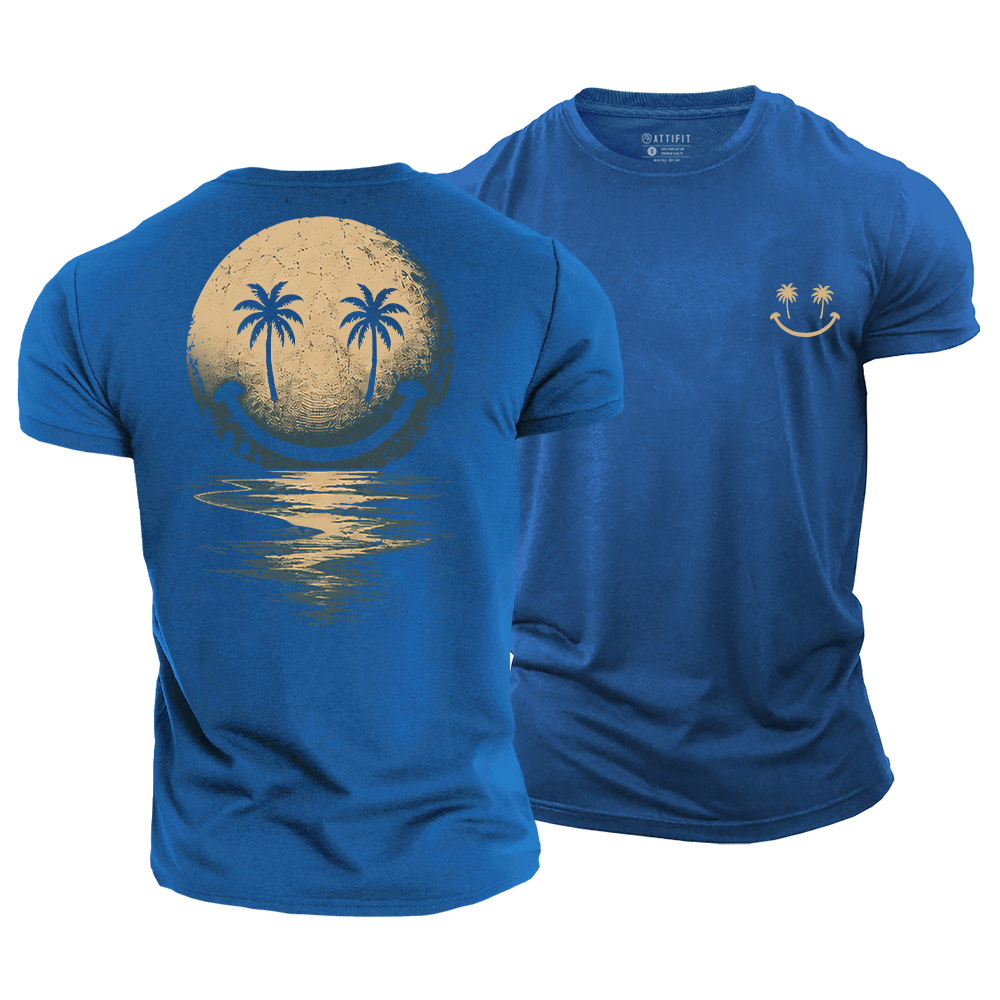 Island Life Smile Cotton T-Shirt