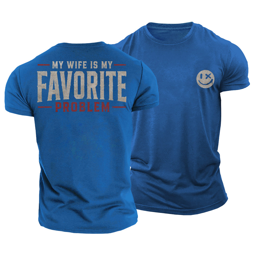 Marriage Humor Cotton T-Shirt