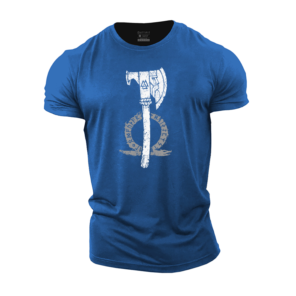 Viking Axe Cotton T-Shirt