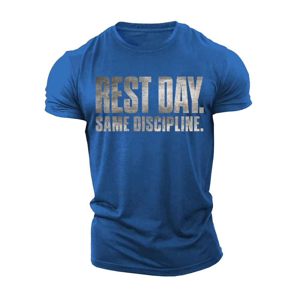Rest Day Discipline Cotton T-Shirt