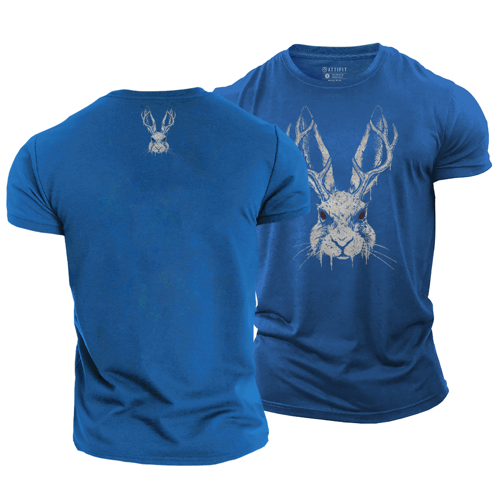 Wikinger-Grafik-T-Shirts aus Baumwolle