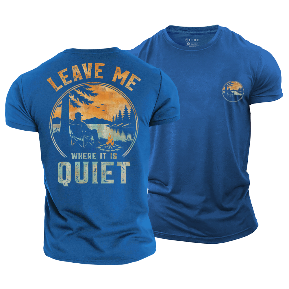 Leave Me in Peace Cotton T-Shirt