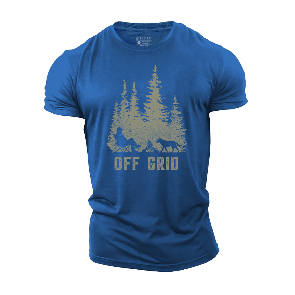Campfire Solitude Cotton T-Shirt