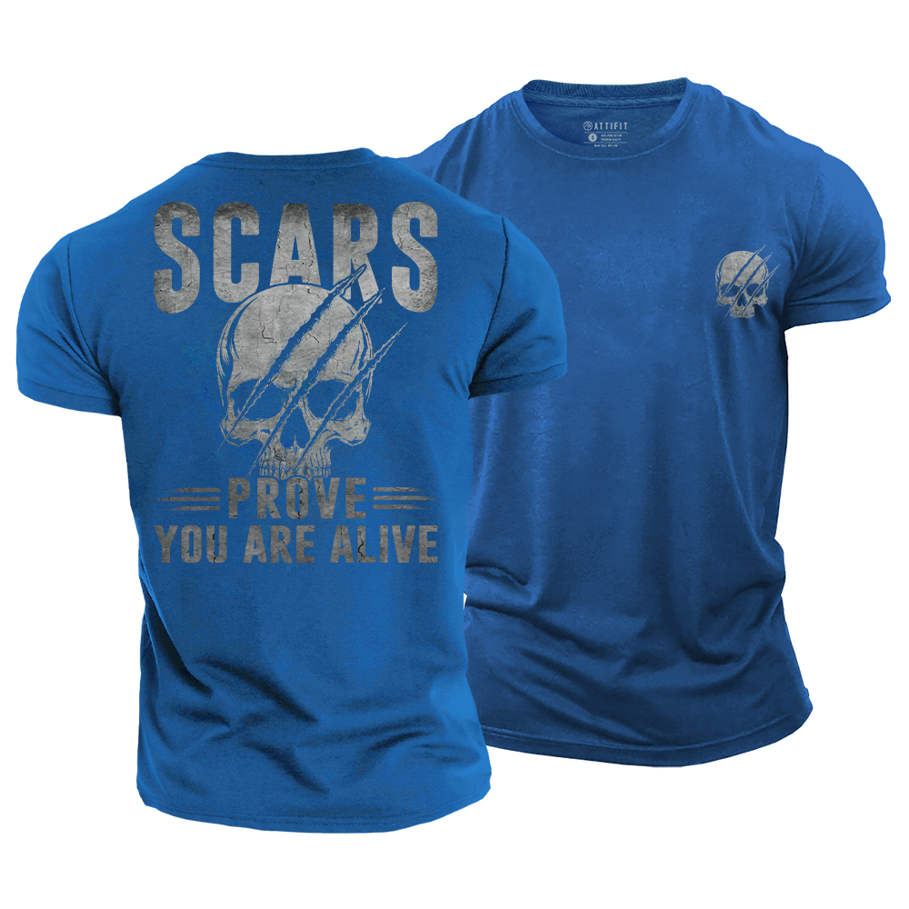 Scars Mean Alive Cotton T-Shirt