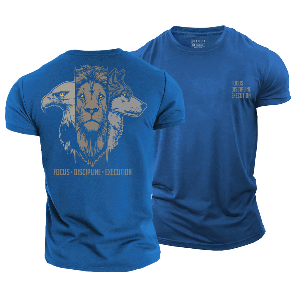 Focus Discipline Execution Cotton T-Shirt