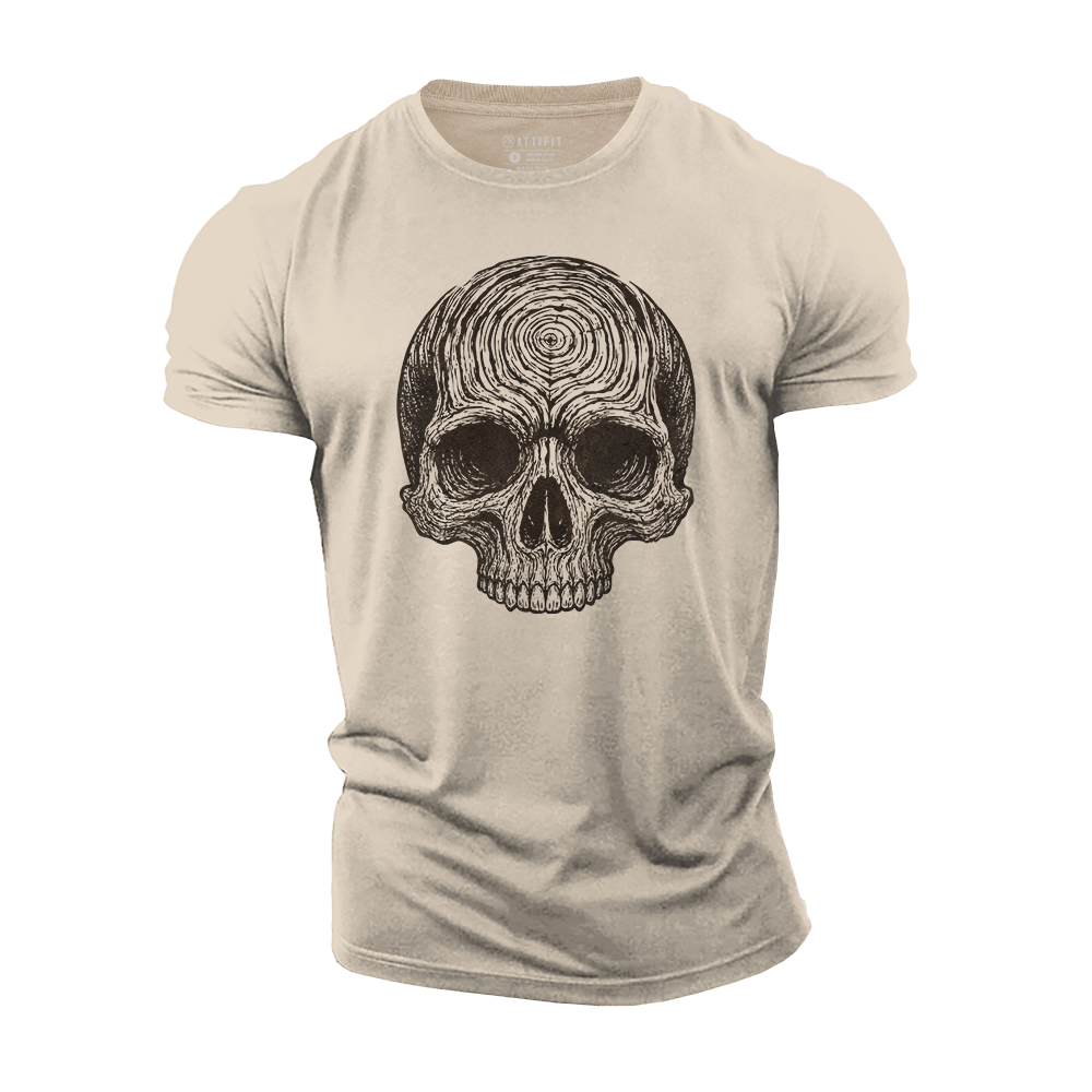 Time Makes Skull Cotton T-Shirt