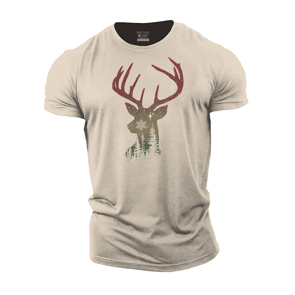 Christmas Forest Cotton T-Shirt