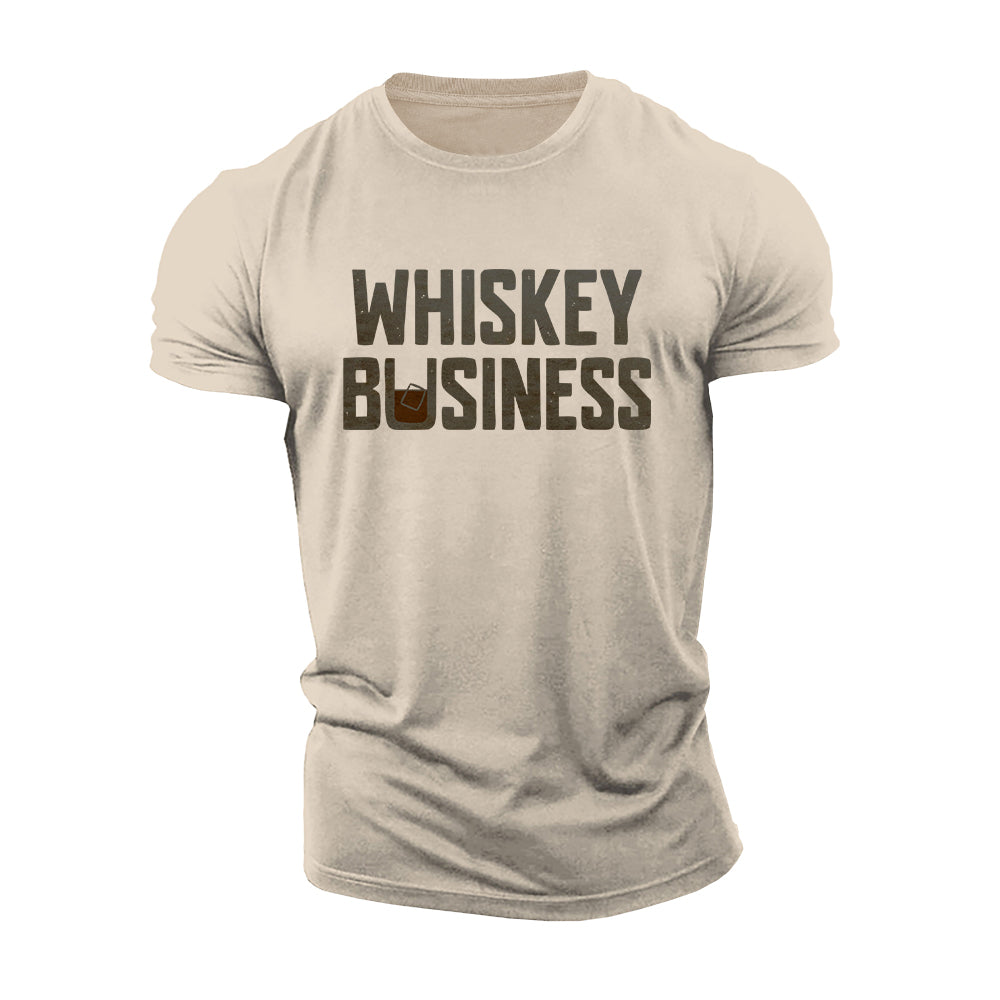 Whiskey Business Cotton T-Shirt